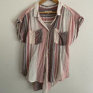 Harper Slouchy Short-Sleeved Blouse